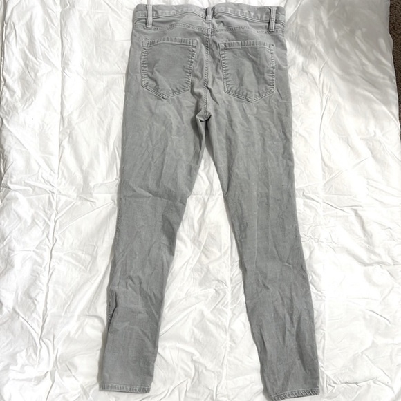 LOFT Modern Skinny grey corduroys - Picture 2 of 5